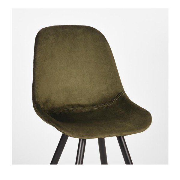 Valgomojo kėdės iš aksomo khaki spalvos 2 vnt. Capri  – LABEL51-image-4