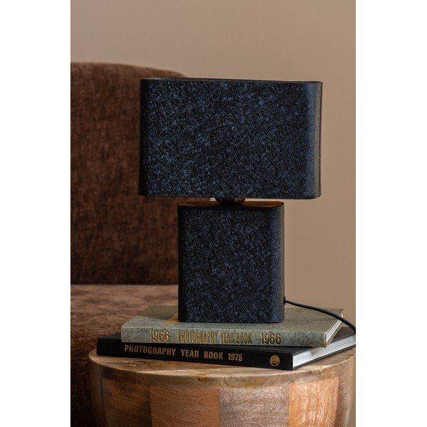 Juodos spalvos iš metalo stalinis šviestuvas (aukštis 33 cm) Boaz Recto – Leitmotiv-image-1