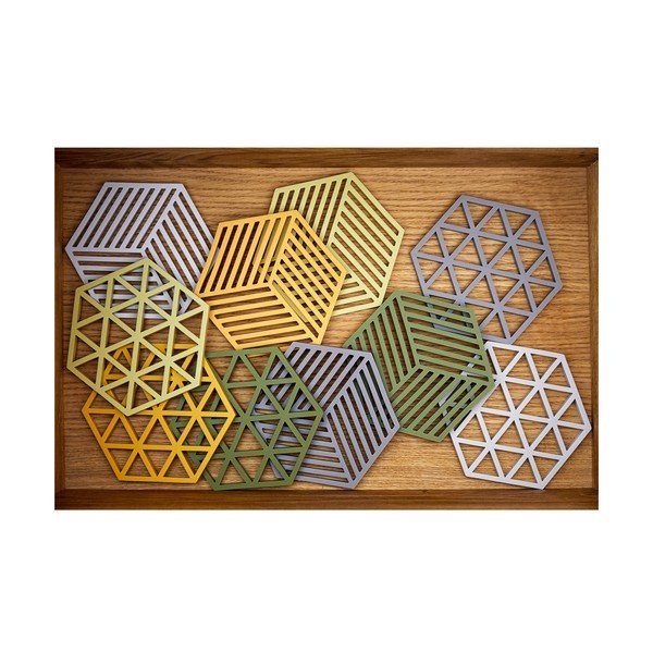 Silikoninis puodų kilimėlis 16x14 cm Hexagon - Zone-image-1
