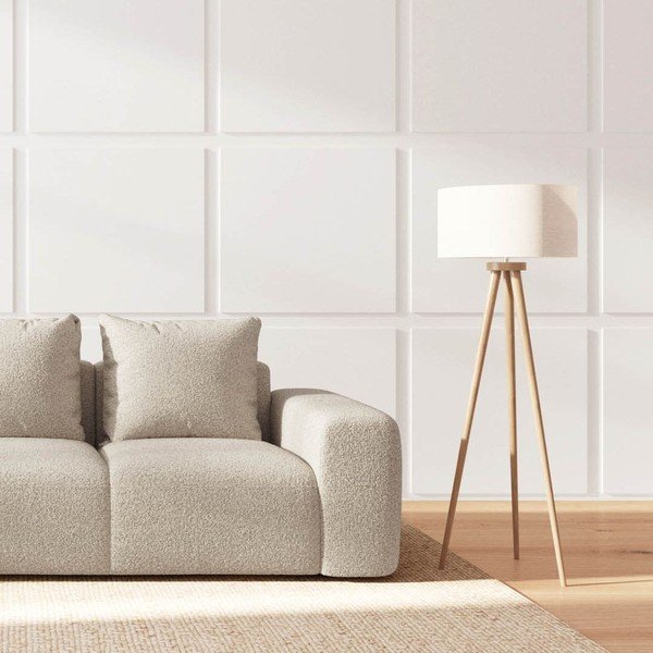 Smėlio spalvos iš boucle sofa 287 cm Monce – Rodier-image-3