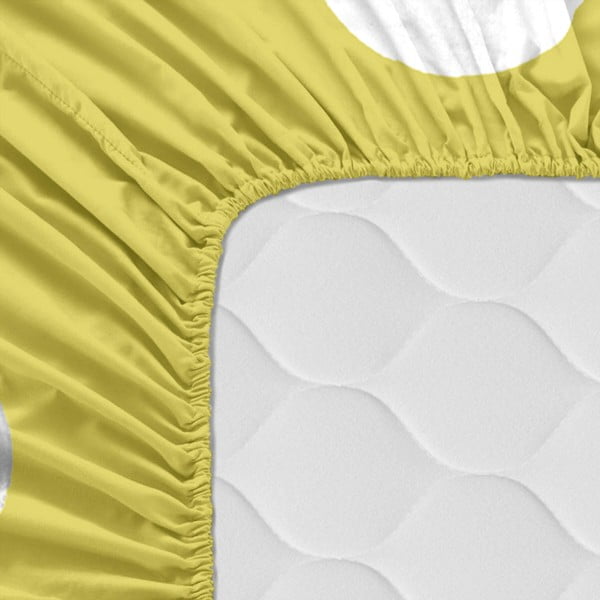 Medvilninė paklodė Happy Friday Basic Confetti, 105 x 200 cm-image-1