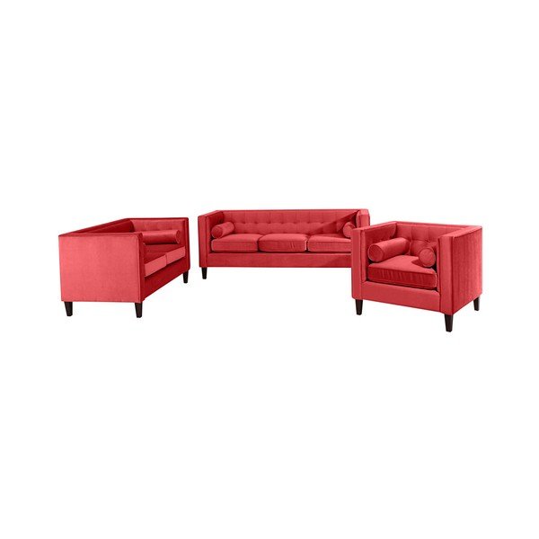 Raudona sofa "Max Winzer Jeronimo", 154 cm-image-1