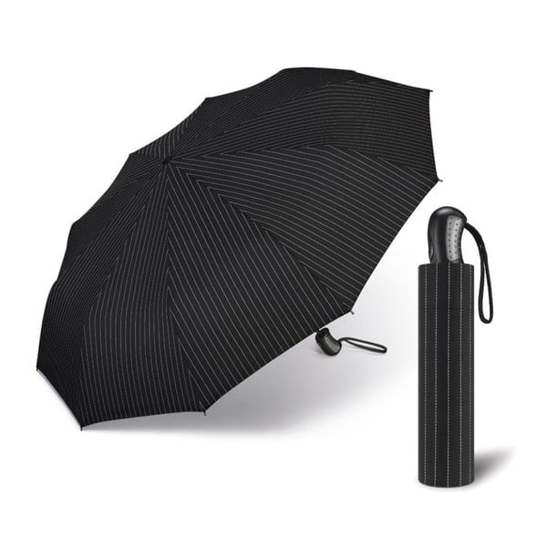 Juodas sulankstomas skėtis SAmbiance imlicidad, ⌀ 100 cm