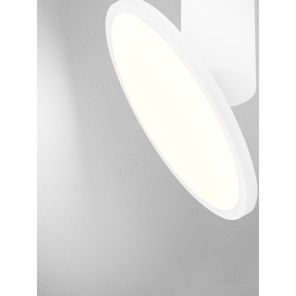 Matinės baltos spalvos iš aliuminio lubinis šviestuvas LED su sulankstoma konstrukcija Ekei – Nova Luce-image-4