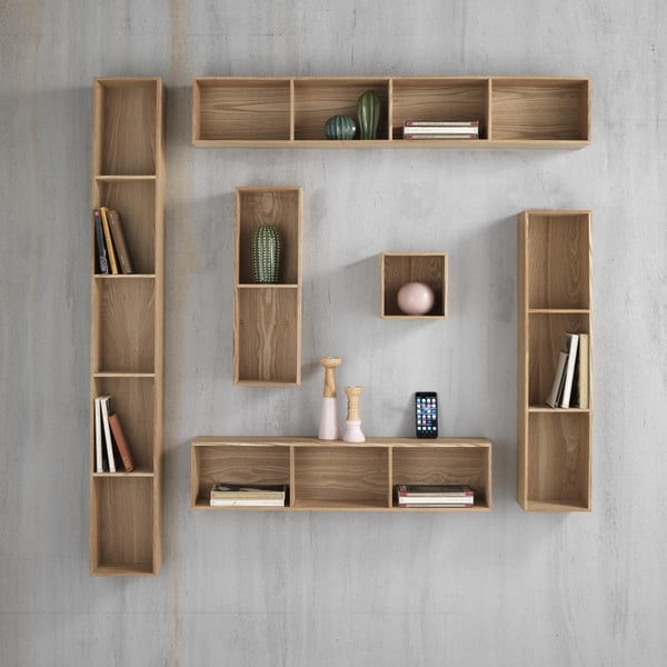 Medinė lentyna Tomasucci Billa, 20 x 15 x 20 cm-image-1