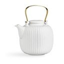 Baltas porcelianinis arbatinukas Kähler Design Hammershoi, 1,2 l