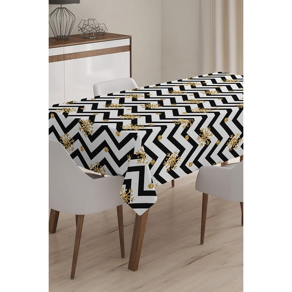 Kalėdinė staltiesė Minimalist Cushion Covers Happy New Year, 140 x 180 cm -image-1