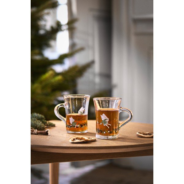 Iš stiklo puodeliai 2 vnt. su Kalėdų motyvu 230 ml Christmas – Holmegaard-image-1