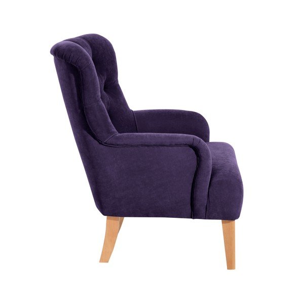 Violetinis fotelis Max Winzer Brandon-image-2