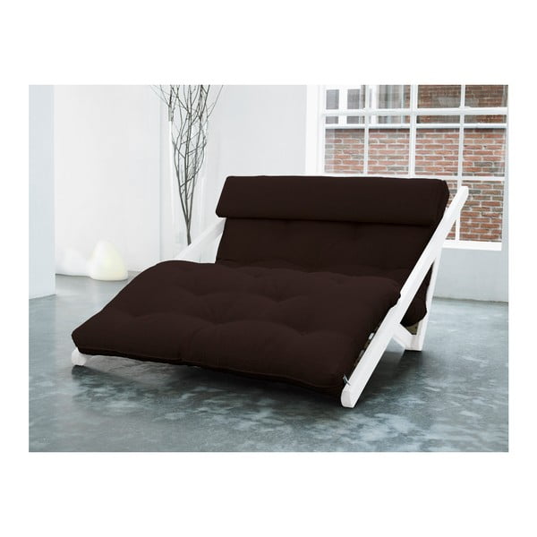 "Karup Figo" poilsio kėdė, balta/ruda, 120 cm