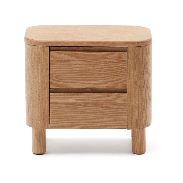 Natūralios spalvos naktinis staliukas Salaya – Kave Home-image-2
