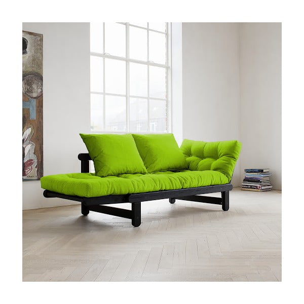 Sofa lova "Karup Beat" juoda/liepa-image-2
