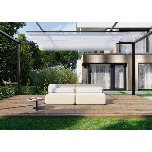 Sodo modulinė sofa smėlio spalvos 204 cm Straw – Sit Sit-image-1