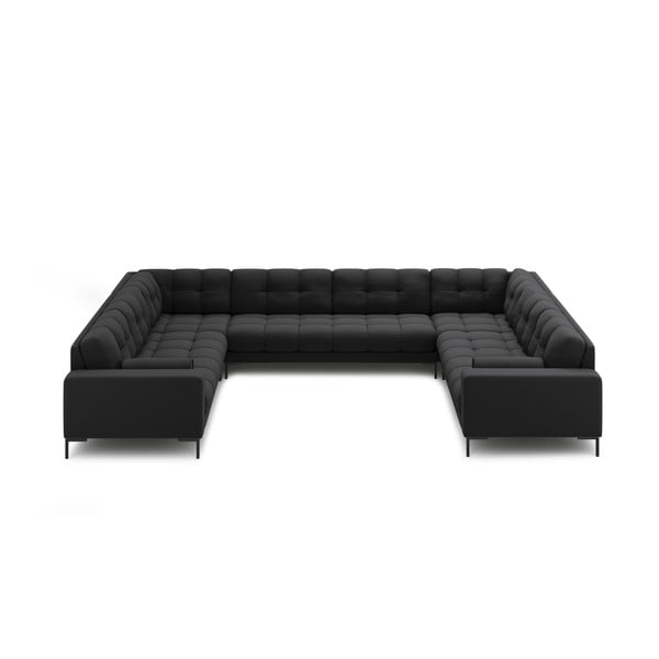 Kampinė sofa tamsiai pilkos spalvos („U“ formos) Bali – Cosmopolitan Design