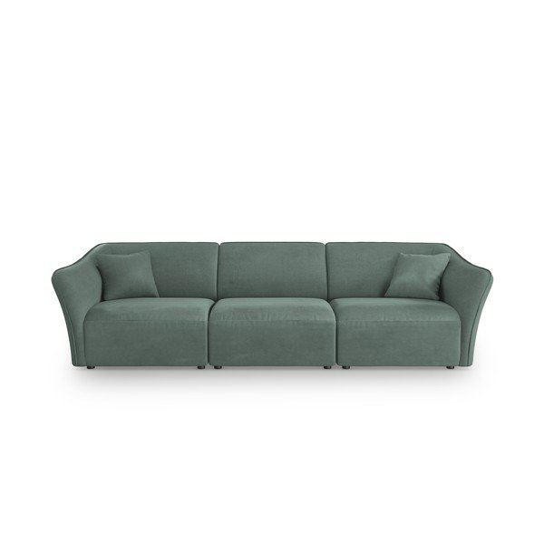 Iš boucle sofa turkio spalvos 292 cm Tokyo – Cosmopolitan Design