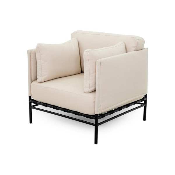 Paminkštinto audinio sodo krėslas smėlio spalvos Dandy – Sit Sit-image-3