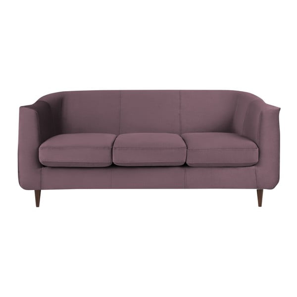 Violetinio aksomo sofa "Kooko Home Glam", 175 cm