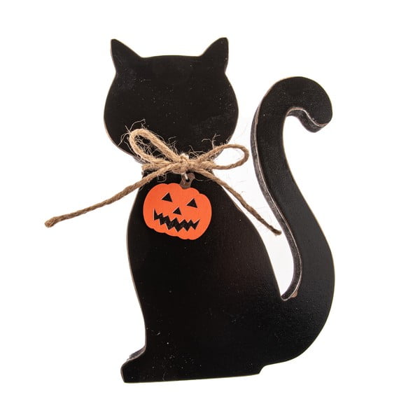 Iš medienos statulėlė (aukštis 15,5 cm) Happy Halloween – Dakls