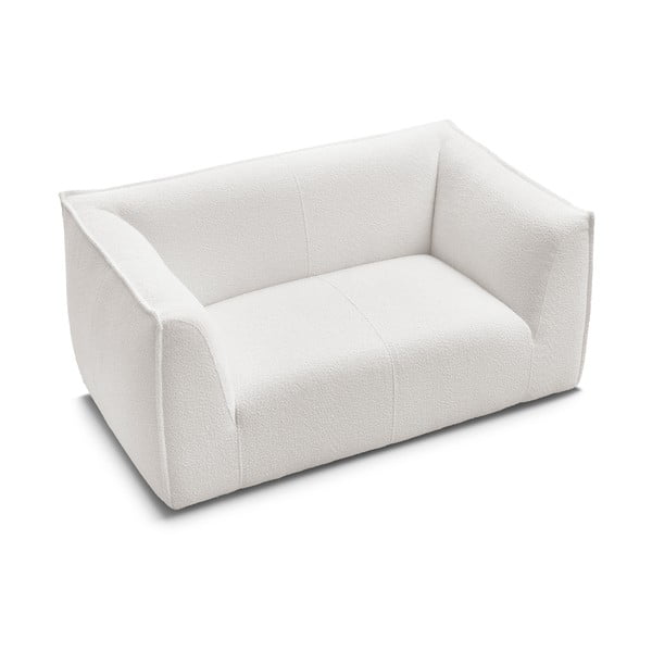Baltos spalvos iš boucle sofa 170 cm Giorgia – Bobochic Paris-image-4