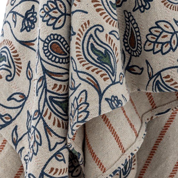 Iš medvilnės mišinio antklodė ir pledas 130x160 cm Paisley – Bloomingville-image-3