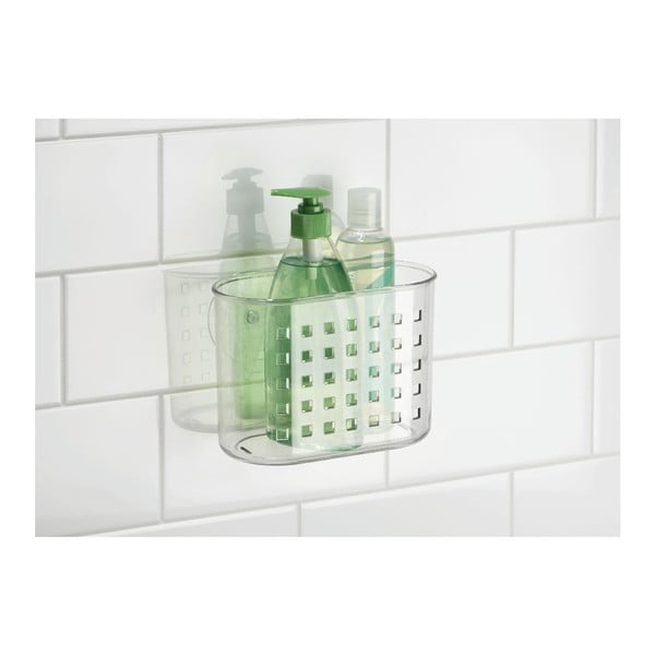 Skaidrus savaime išsilaikantis krepšys iDesign Mini Shower-image-1