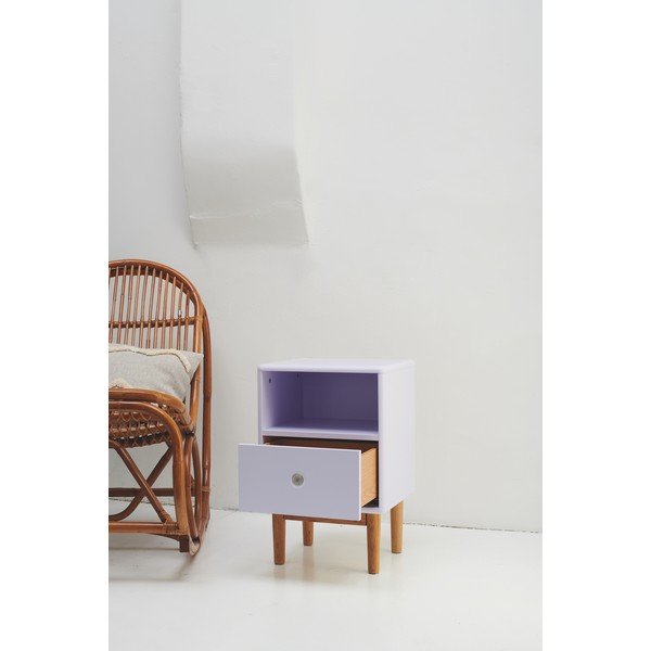 Naktinis staliukas violetinės spalvos Color Box – Tom Tailor-image-3