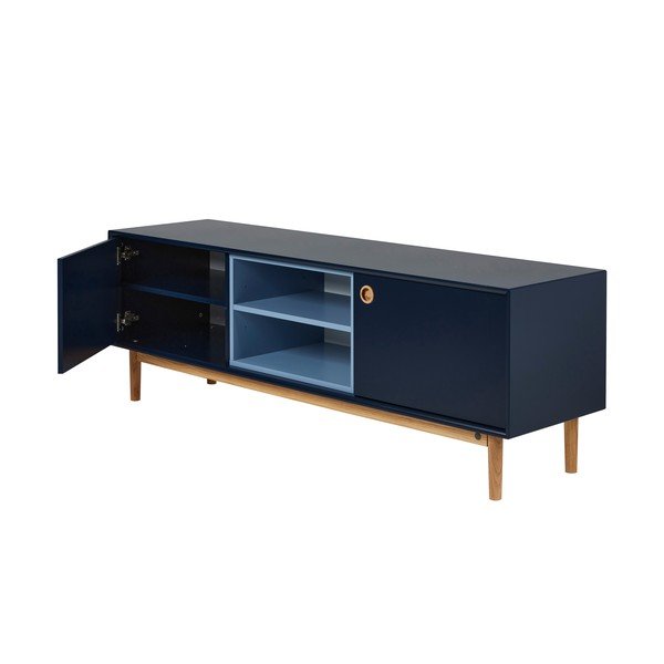 TV spintelė tamsiai mėlynos spalvos 170x57 cm Color Box – Tom Tailor-image-3