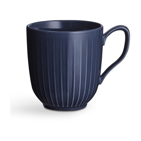Tamsiai mėlynas porcelianinis puodelis Kähler Design Hammershoi, 330 ml