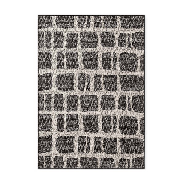 Juodos spalvos/kreminės spalvos lauko ir vidaus kilimas 200x300 cm Haringey Ruskin – Ted Baker