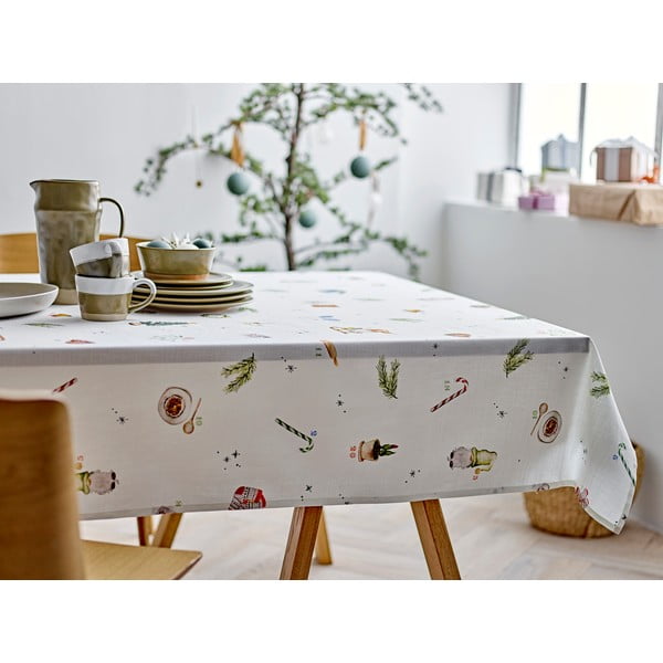 Iš medvilnės staltiesė su Kalėdų motyvu 140x350 cm Christmas Days – Södahl-image-1