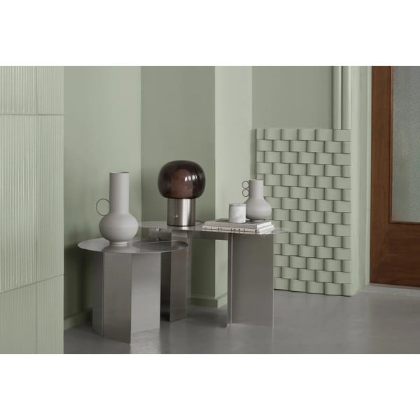 Iš nerūdijančio plieno apvalios formos šoninis stalas ø 50 cm Oru – Blomus-image-1