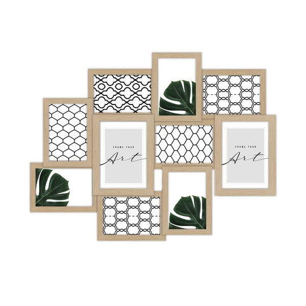 Natūralios spalvos pakabinamas rėmas 58x46 cm Beech – knor