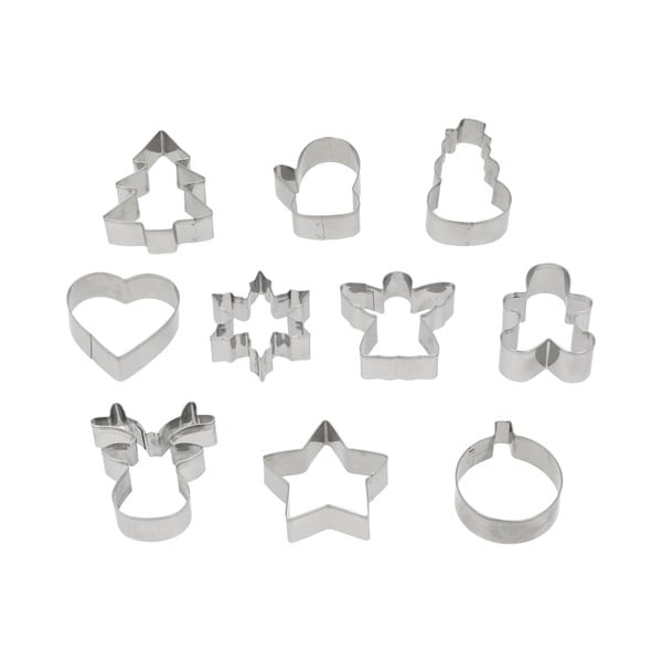 Sausainių formelės 10 vnt. su Kalėdų motyvu – Blomsterbergs