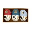 Aksesuarai vakarėliams 3 vnt. Pirate Skulls Surprise Balls – Meri Meri