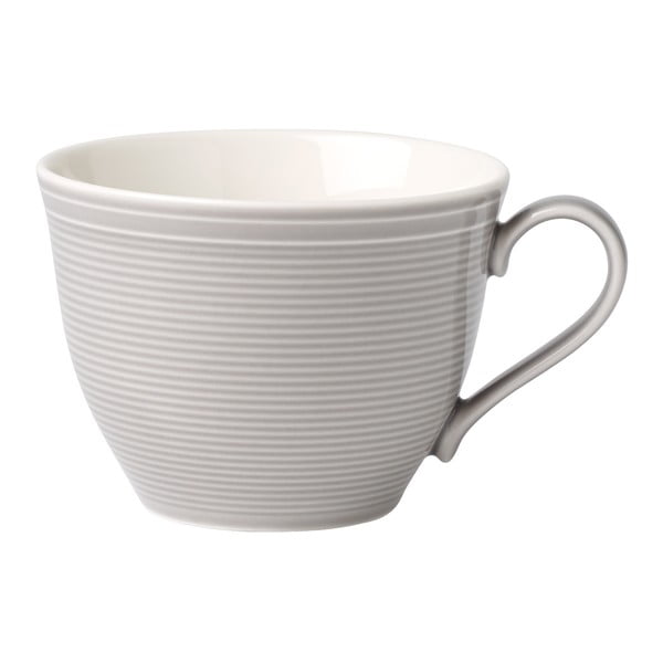 Baltai pilkas porcelianinis kavos puodelis Villeroy & Boch Like Color Loop, 250 ml