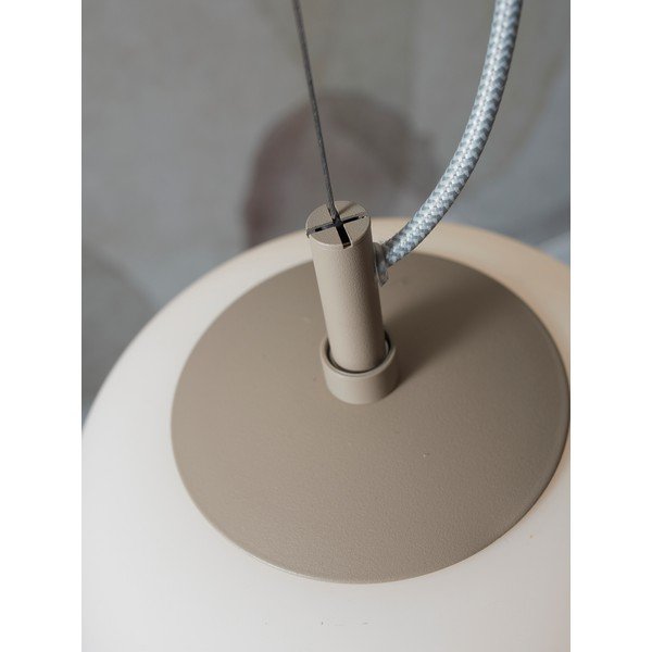 Kabantis šviestuvas kreminės spalvos ø 25 cm su stiklo gaubtu Sapporo – it's about RoMi-image-4