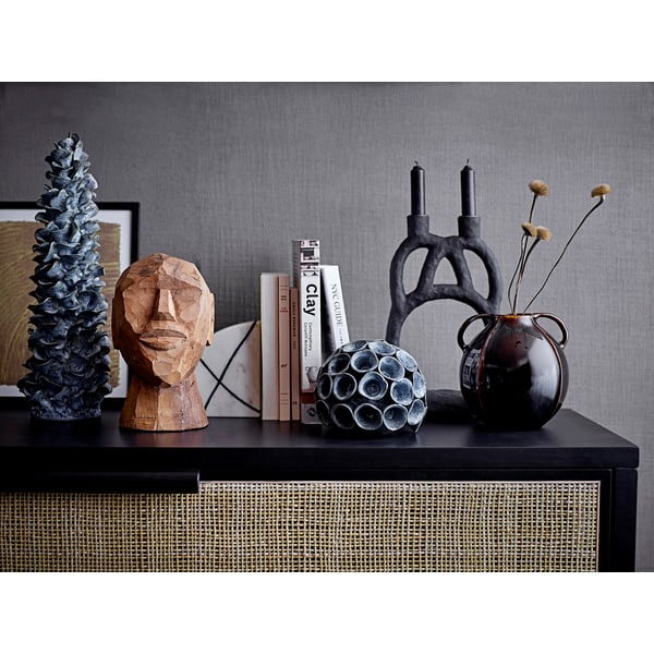 Juoda žvakidė Bloomingville Ramina, aukštis 29 cm-image-1