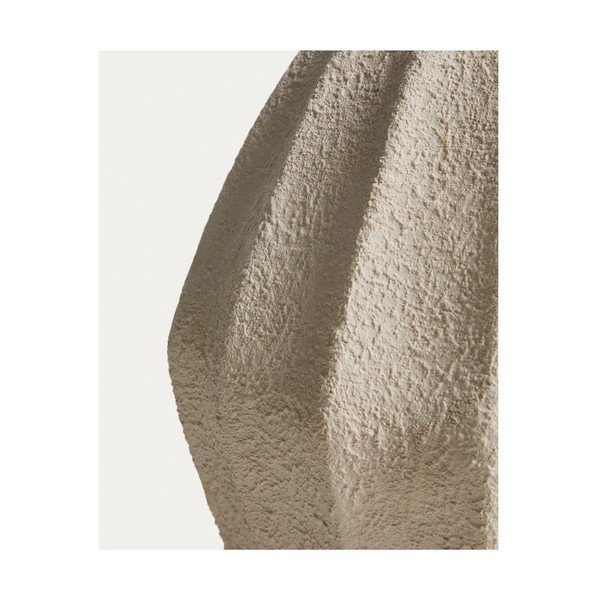 Kreminės spalvos iš papjė mašė rankų darbo/aukšta vaza (aukštis 46,5 cm) Arquena – Kave Home-image-3