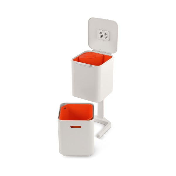 Kreminės baltos spalvos "Joseph Joseph Totem Compact", 40 l-image-4