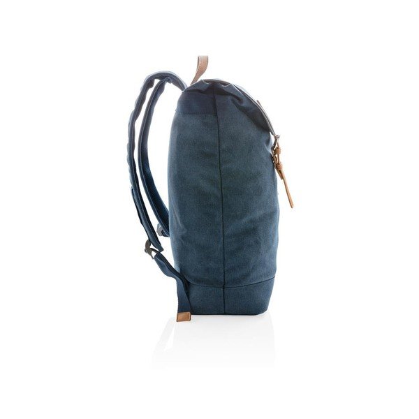 Mėlyna drobės nešiojamojo kompiuterio kuprinė 15,6'' XD Design Collection , 19 l-image-4