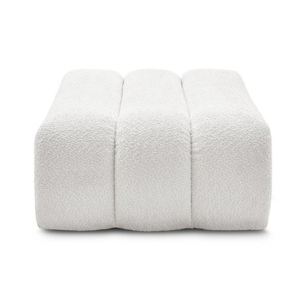 Baltos spalvos taburetė iš boucle Azra – Bobochic Paris-image-4