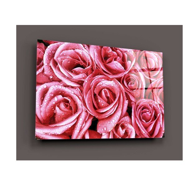 Paveikslas ant stiklo Insigne Pink Roses-image-3