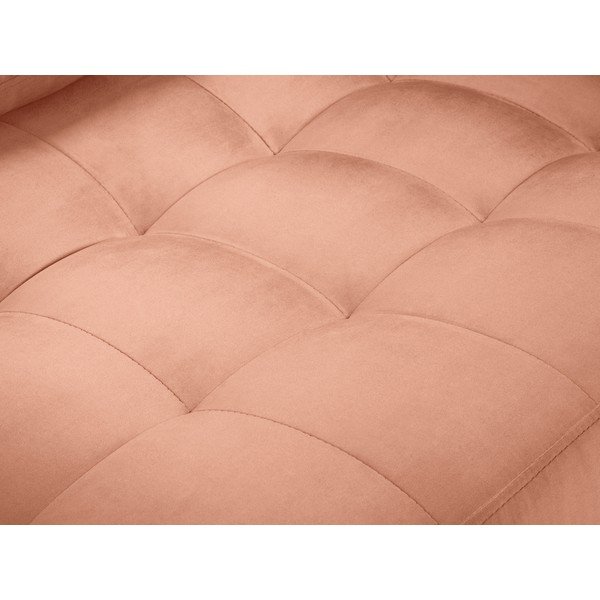 Rožinė aksominė sofa Milo Casa Santo, 219 cm-image-1