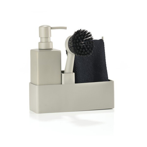 Smėlio spalvos iš plastiko/iš silikono stovas skalbimo reikmenims Singles – Zone