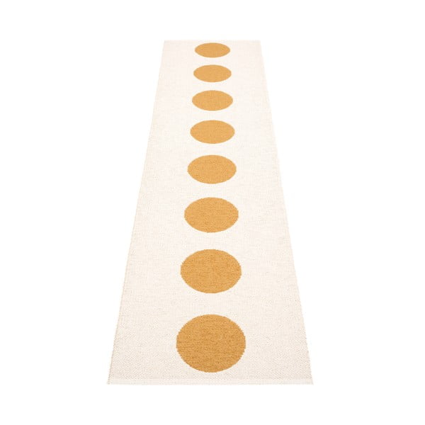 Ochros spalvos lauko kilimas 70x300 cm Vera Ochre – Pappelina-image-2