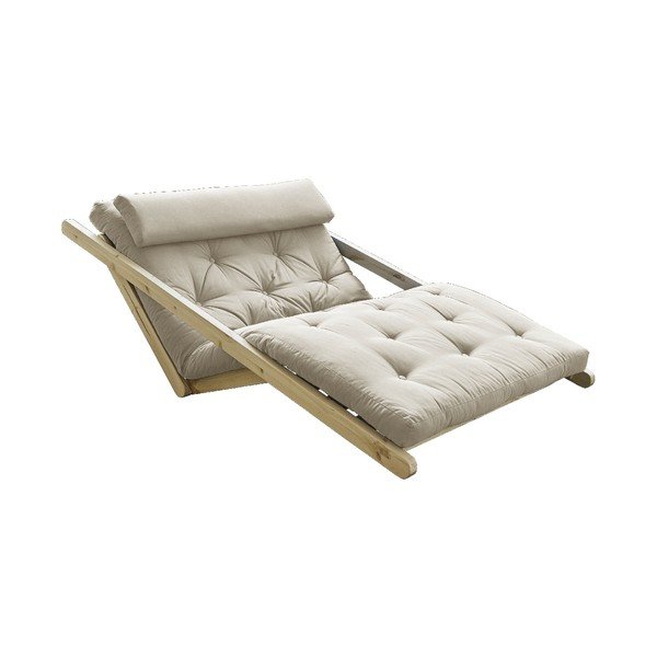 Dviejų vietų kintamas gultas Karup Design Figo Natural Clear/Beige