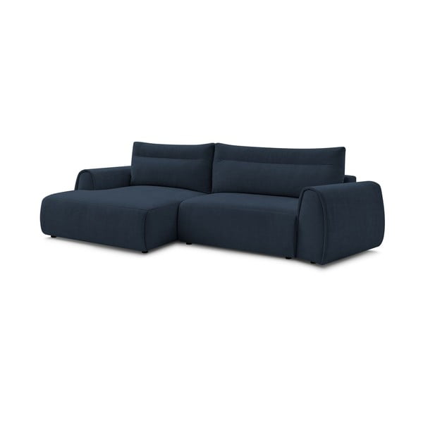 Kampinė sofa tamsiai mėlynos spalvos Aden – Bobochic Paris-image-4