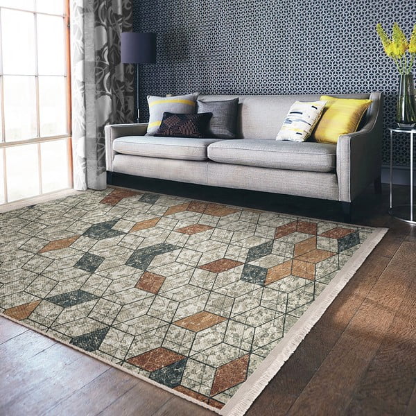 Pilkas kiliminis takelis 80x200 cm - Mila Home-image-4