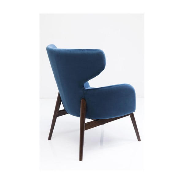 Mėlynas fotelis "Kare Design Aroha Velvet-image-3