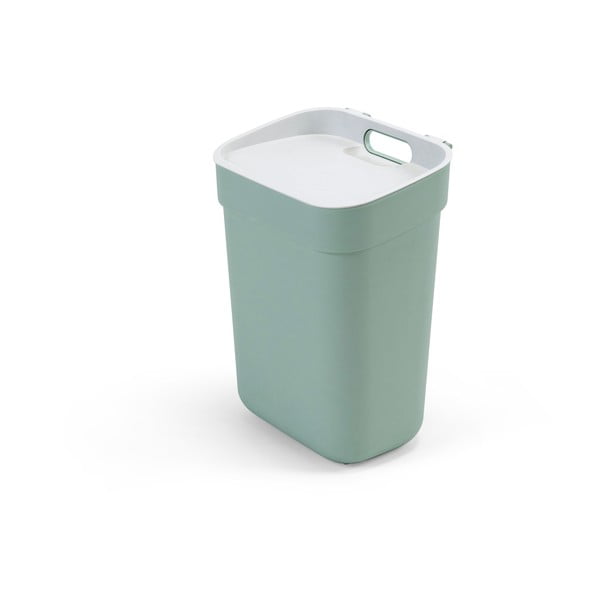 Iš perdirbto plastiko šiukšliadėžė šviesiai žalios spalvos rūšiavimui 10 l Ready To Collect – Curver-image-3
